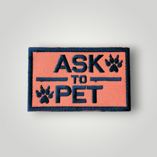 Ask To Pet Tactical Patch