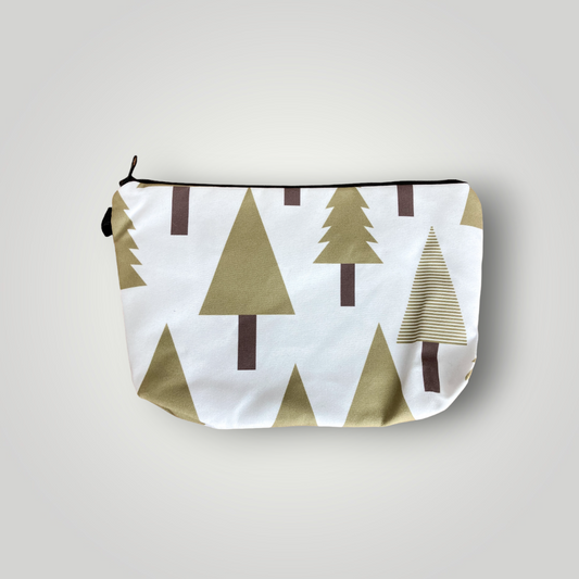Granny's Goods Forrest Trees Cosmetic Travel Makeup Bag