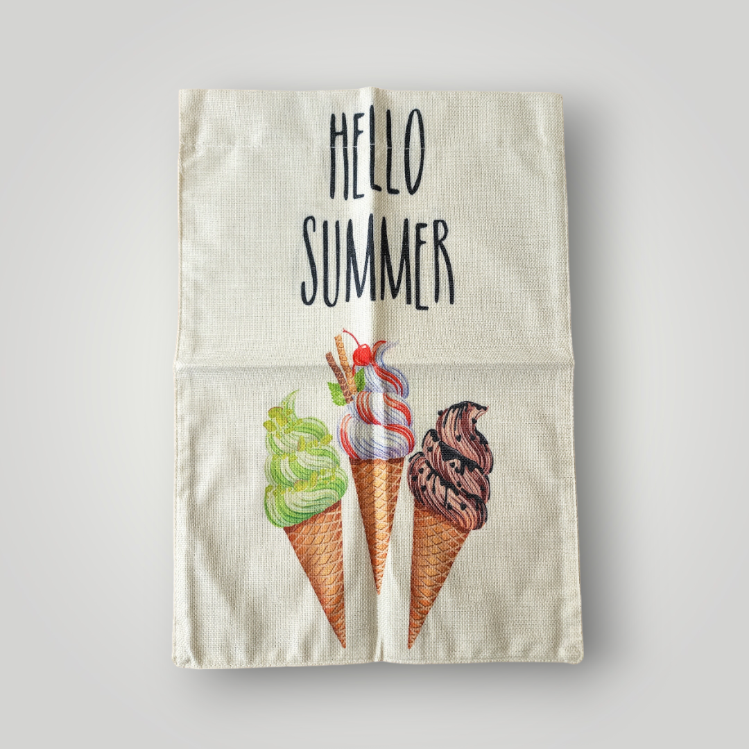 Hello Summer Garden Flag