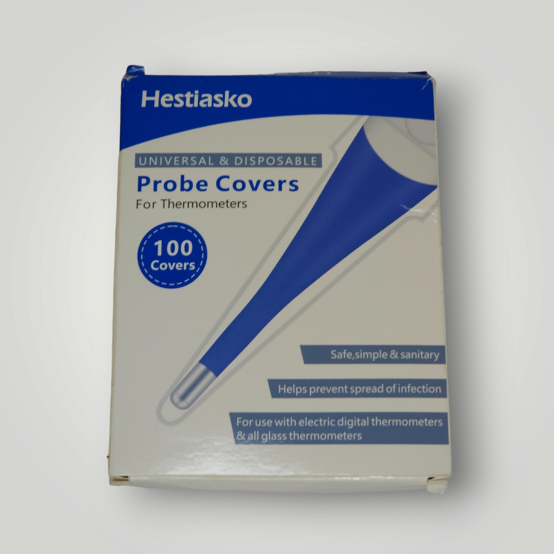 Hestiasko Disposable Thermometer Probe Covers, 100 Count