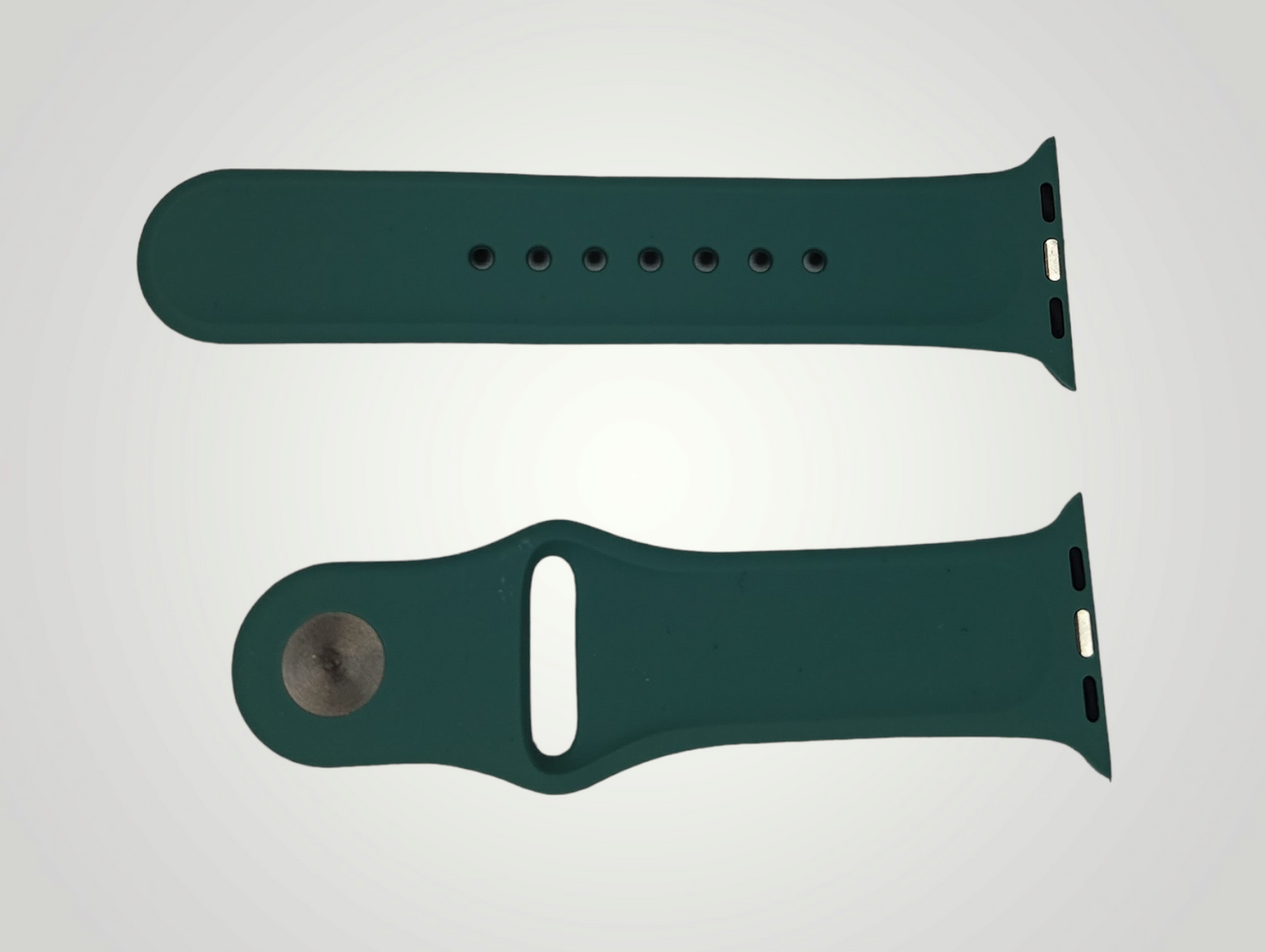 Granny's Goods Green Silicone Watch Band, Size 38/40mm