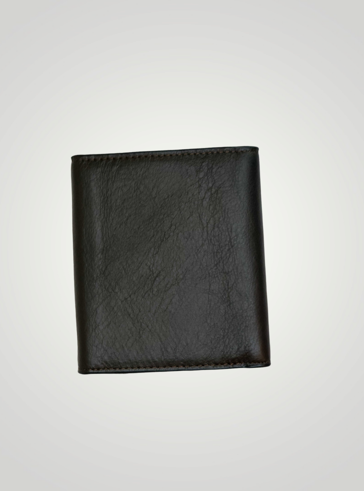 Gostwo Leather Trifold Wallet, Coffee Brown 