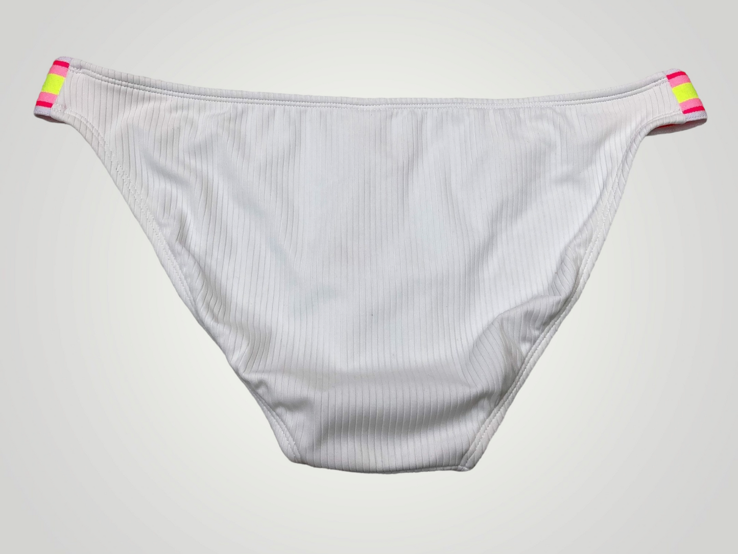 Xhilaration White Strappy Bikini Bottom, Size Large