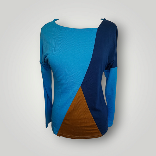 Sammie Jo Women's Blue Long Sleeve Shirt