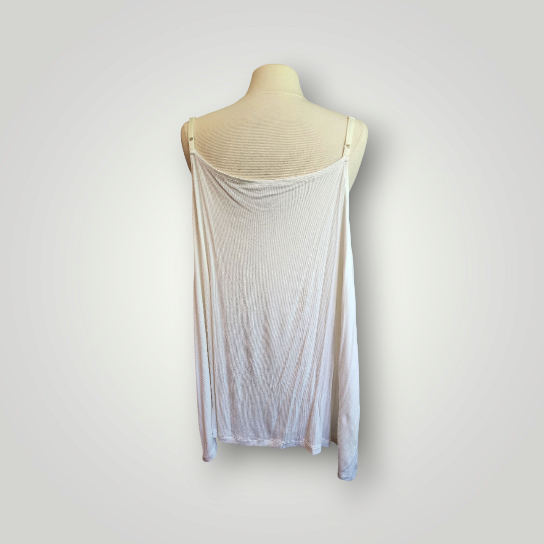 Ava & Viv White Camisole, Size 4X