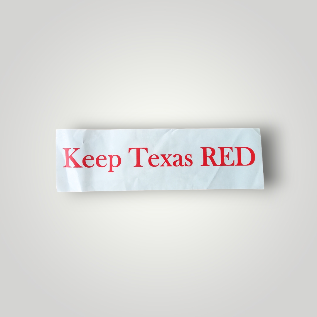 Granny's Goods Keep Texas Red Bumper Sticker