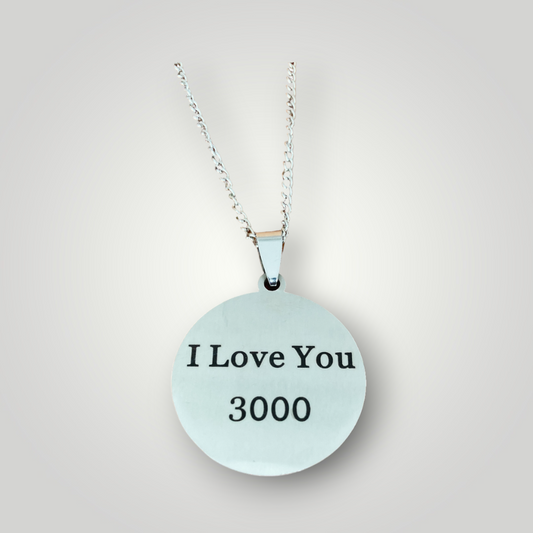 Granny's Goods Silver I Love You 3000 Pendant Necklace