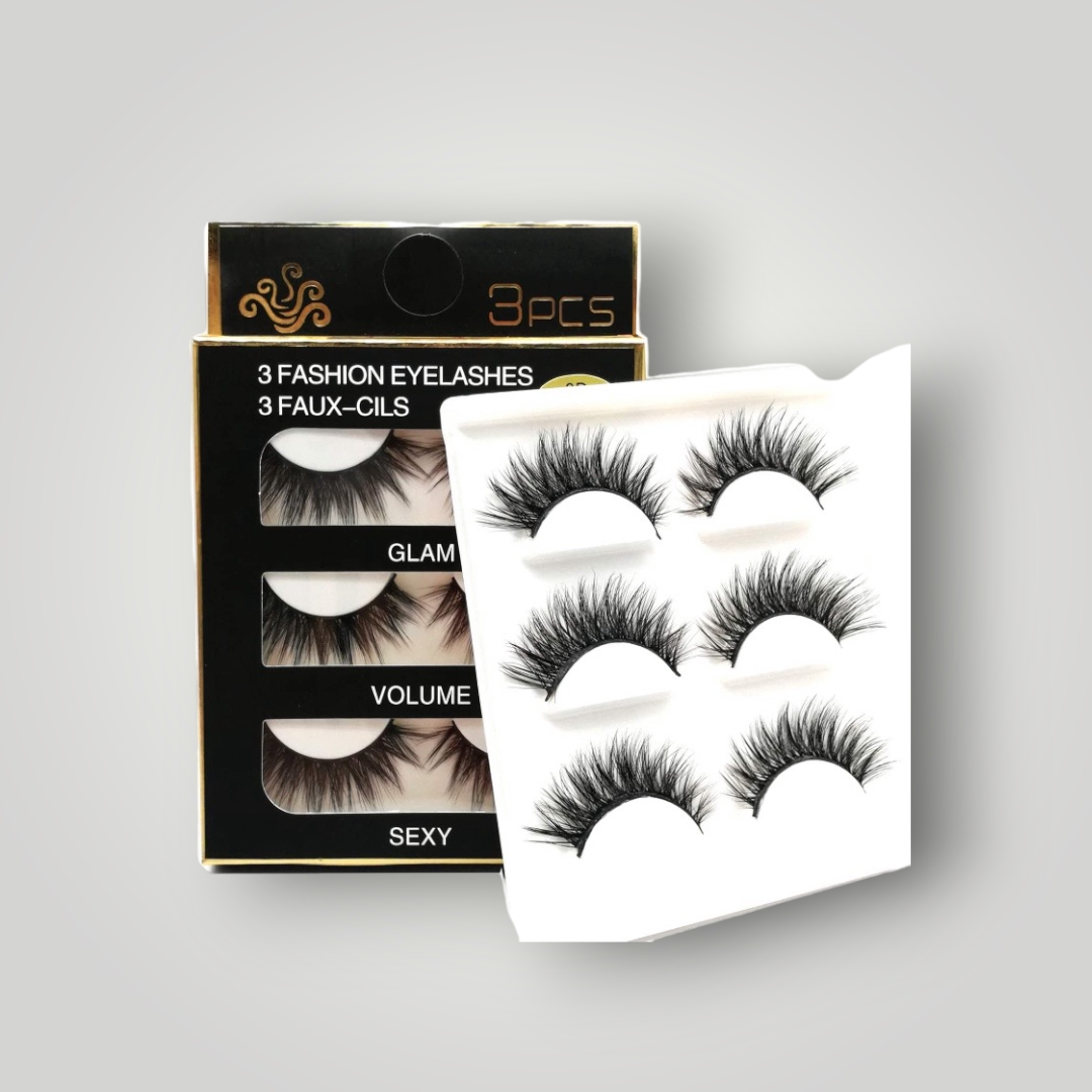 CGLash 3D Reusable Synthetic Fiber Eyelashes