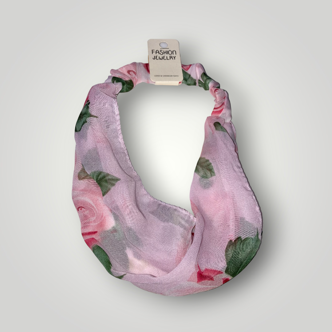 Sammie Jo Twist Knot Floral Headband, Pink