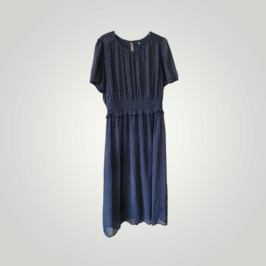 Wild Fable Navy Maxi Dress, Size XX-Large