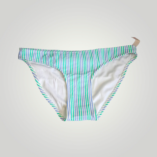Xhilaration Stripe Ribbed Bikini Bottom, Size X-Large
