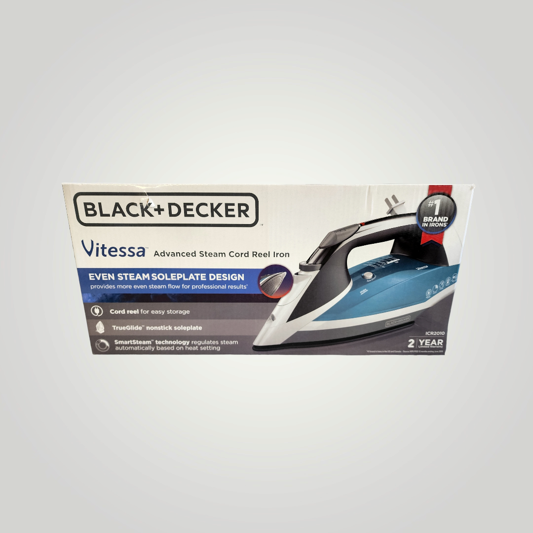 Black + Decker Vitessa Steam Iron – Boutique Adventures LLC